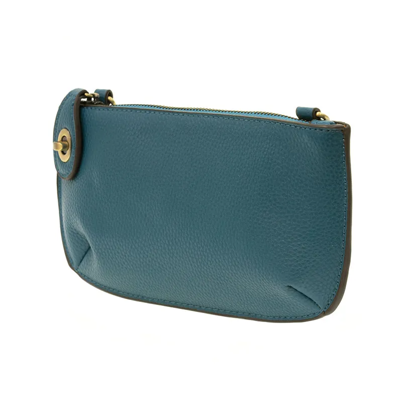 Mini Crossbody Wristlet Clutch, Peacock