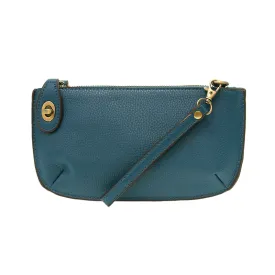 Mini Crossbody Wristlet Clutch, Peacock