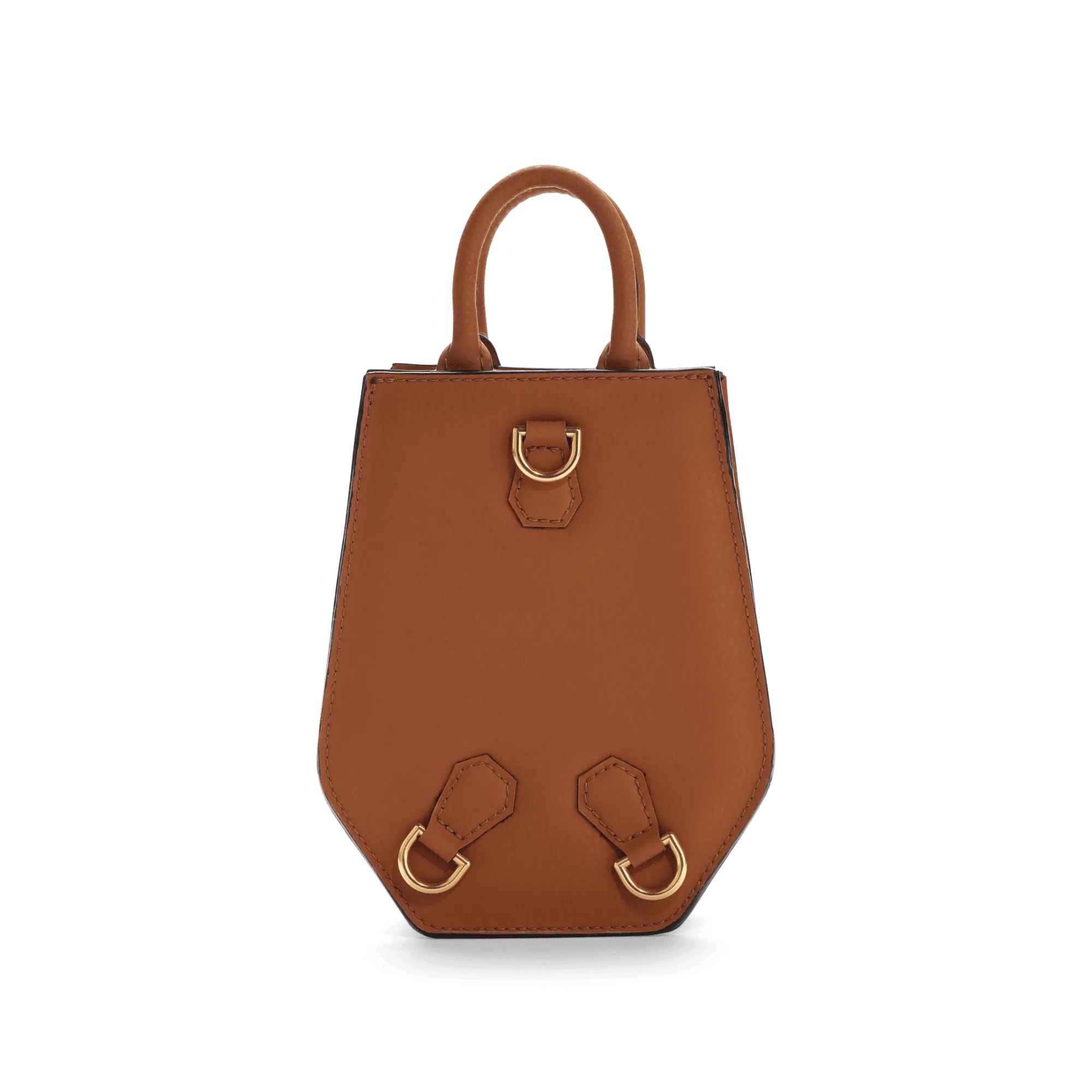 Mini Elay MIRUM® Leather Crossbody Bag | Cognac