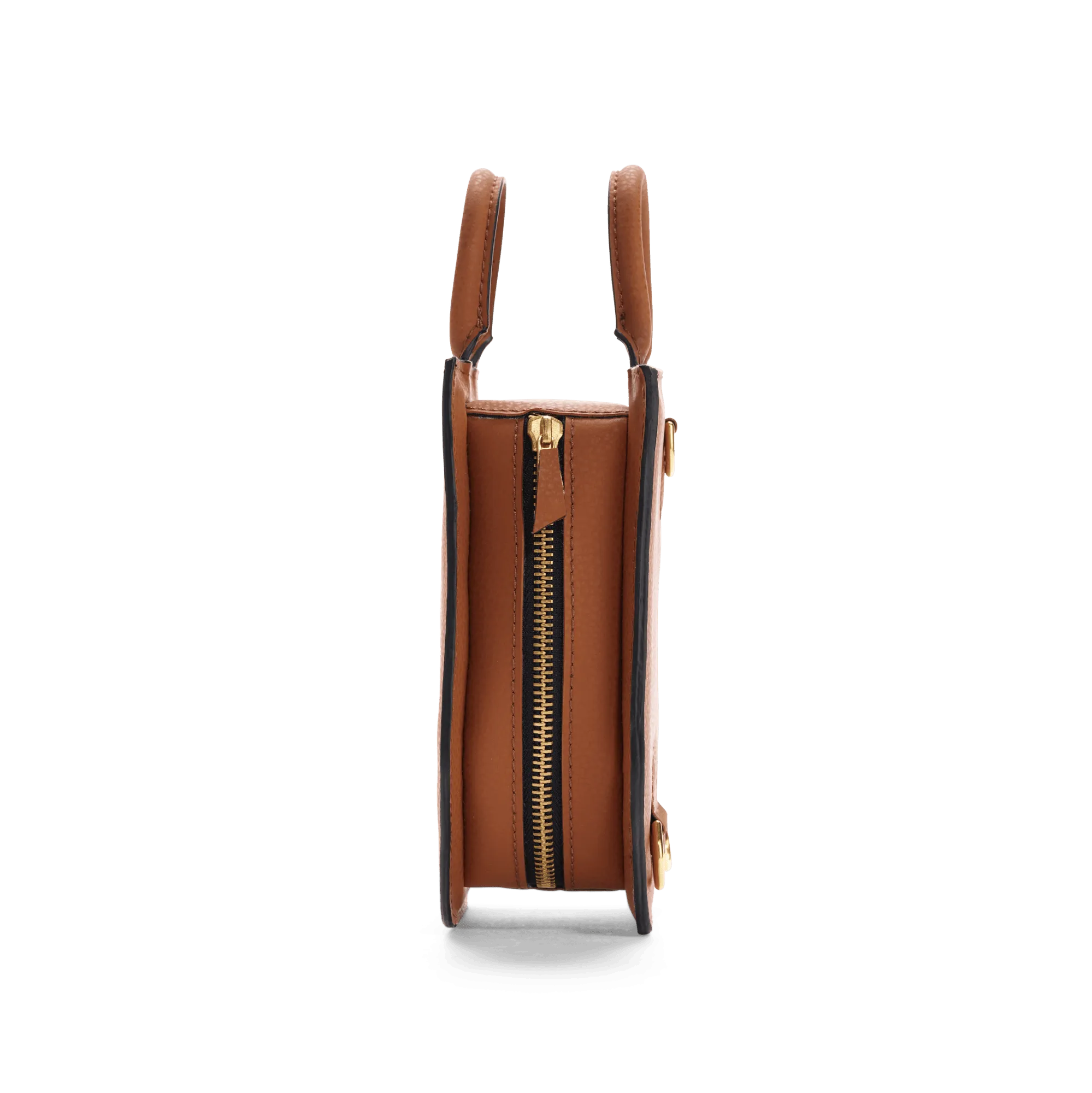 Mini Elay MIRUM® Leather Crossbody Bag | Cognac