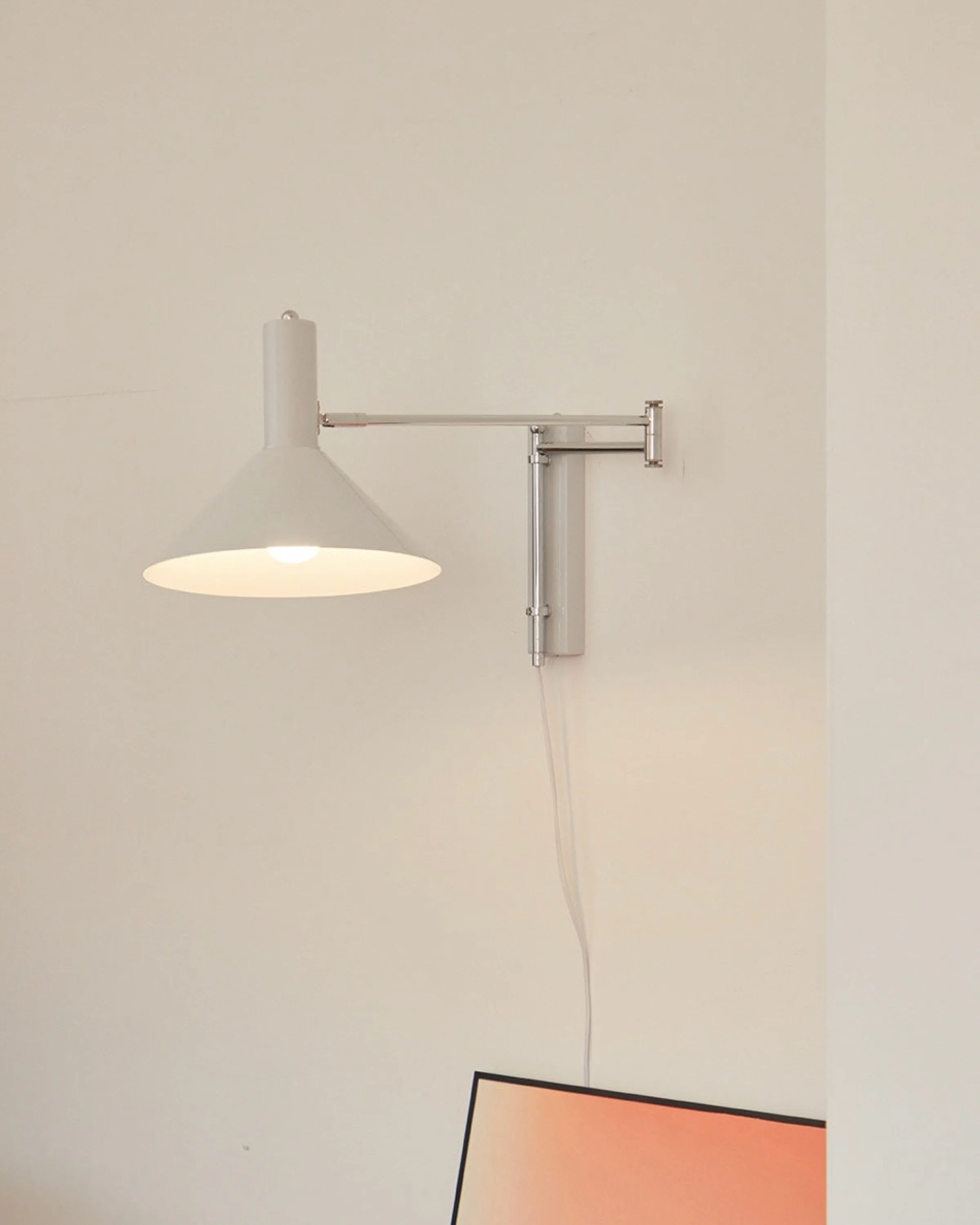 Minimal Foldable Metal Light / White