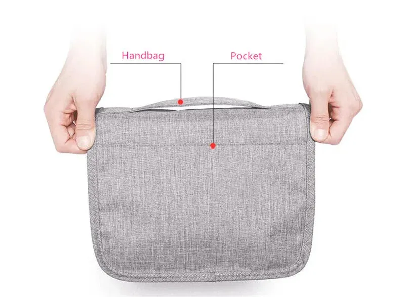 Multifunctional Hook Travel Bag Women Waterproof Toiletries Storage Bag Unisex Travel Cosmetic Bag Ladies Makeup Organizer