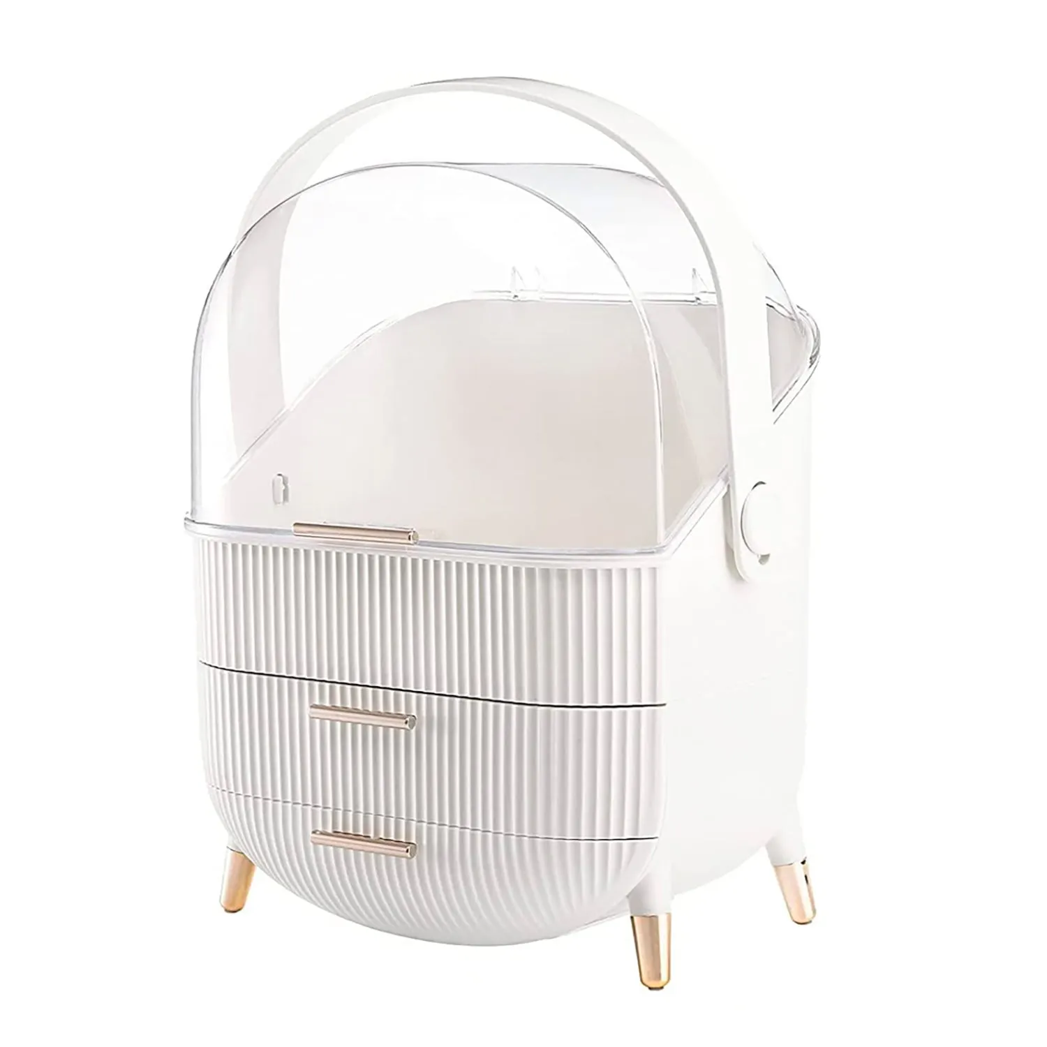 Neo White Three Layer Cosmetic Makeup Organiser & Holder