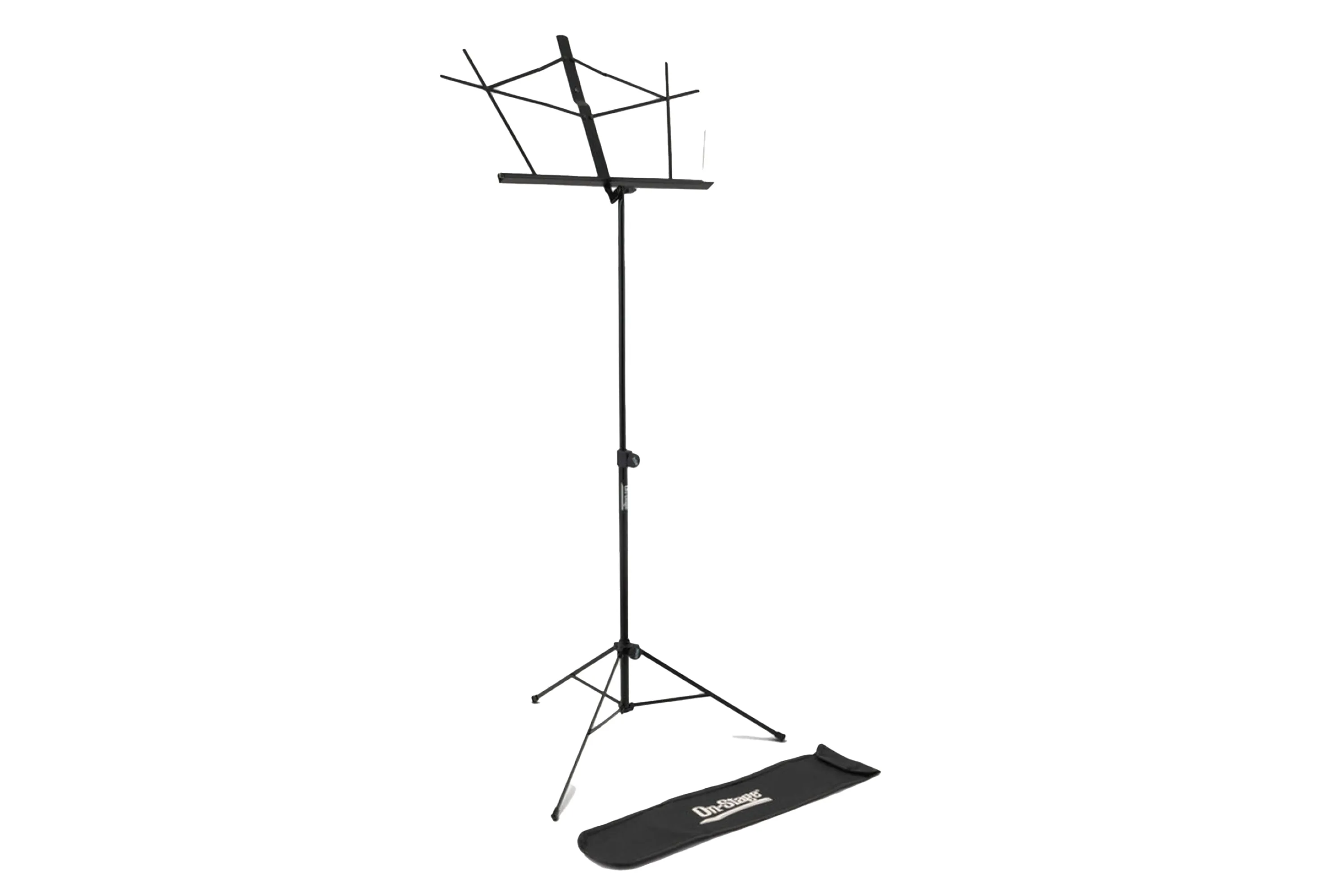 On-Stage SM7122BB Black Compact Sheet Music Stand With Bag