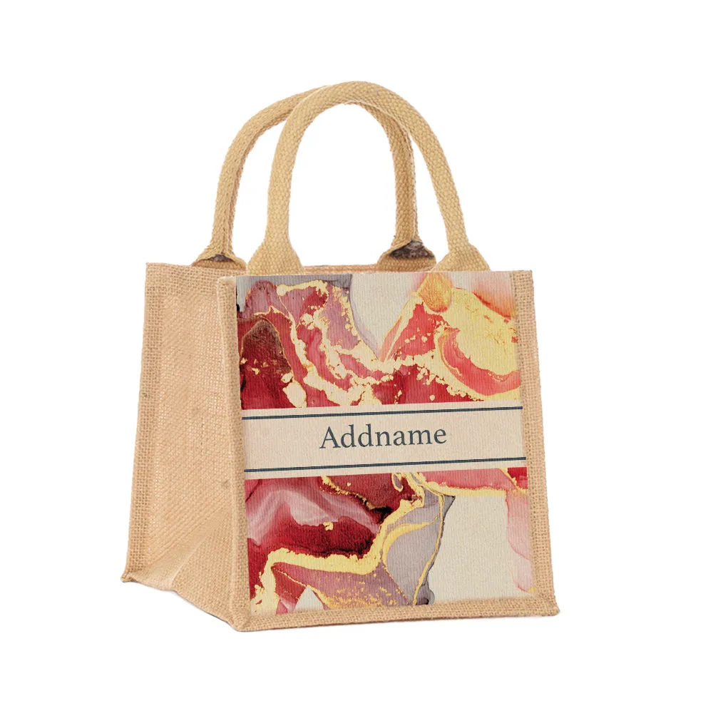 Opulence Fluid Jute Tote Bag