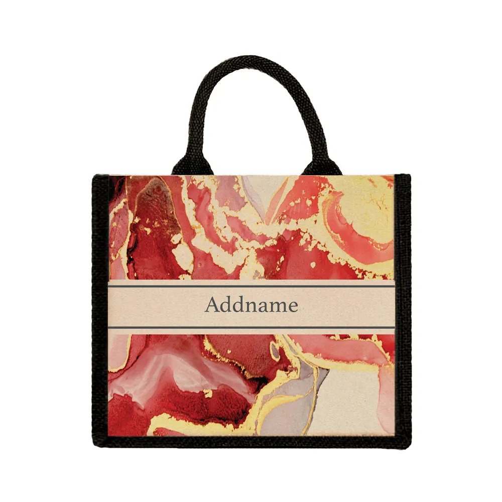 Opulence Fluid Jute Tote Bag