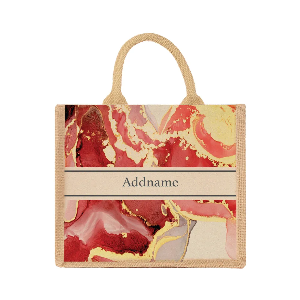 Opulence Fluid Jute Tote Bag