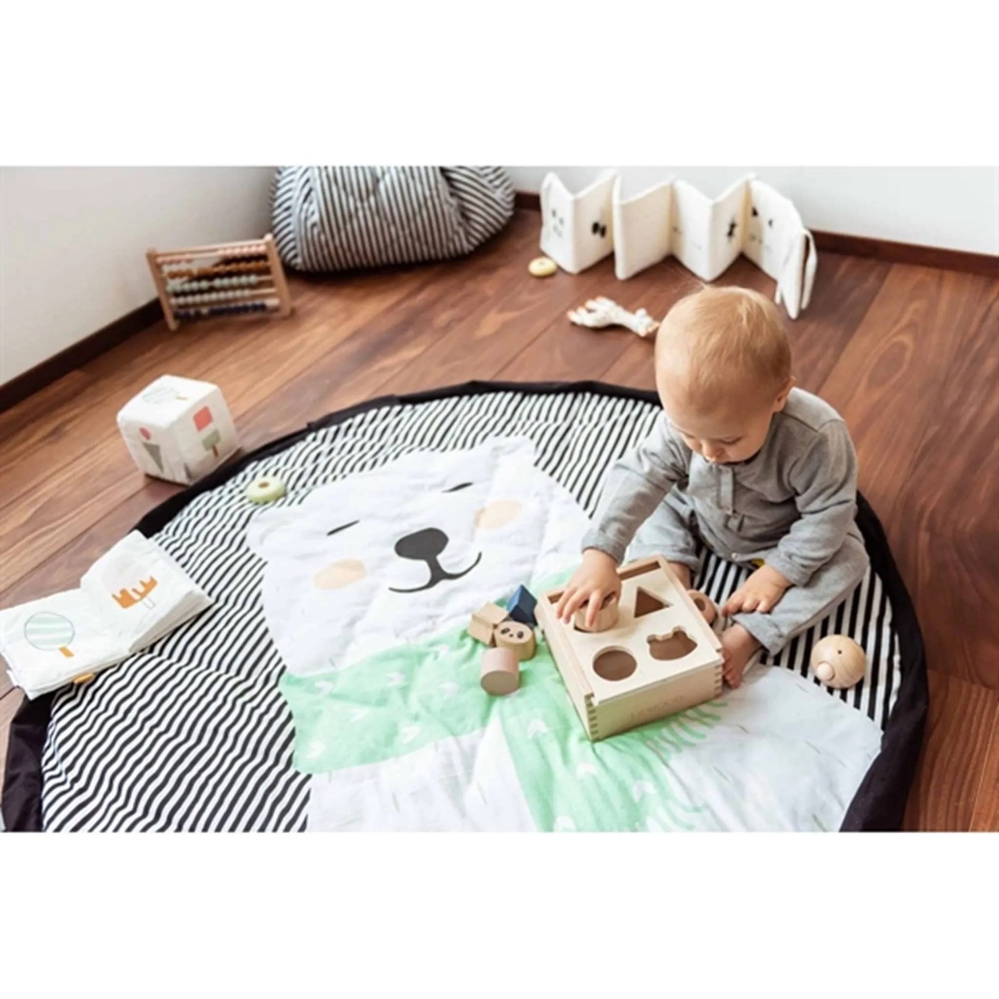 Play&Go 3-i-1 Play Mat Soft Polar bear