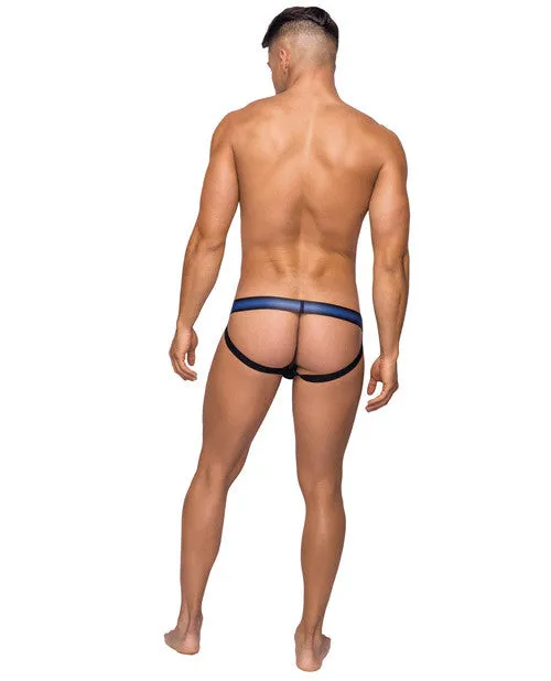 Pocket Pouch Cotton Spandex Jock W-cavity Black S-m