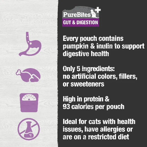 PureBites  Squeezables For Cats; Digestion