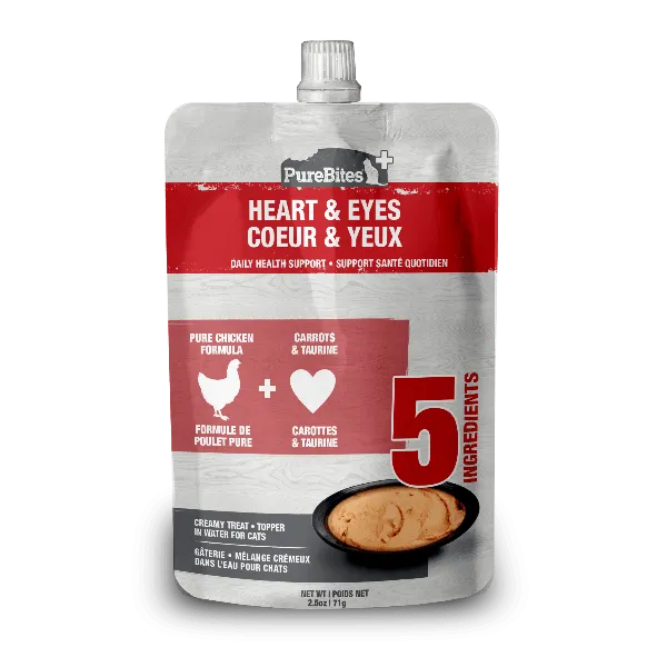 PureBites  Squeezables For Cats; Heart & Eyes