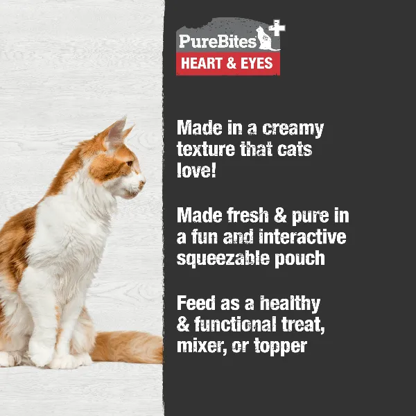 PureBites  Squeezables For Cats; Heart & Eyes