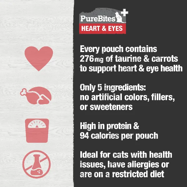 PureBites  Squeezables For Cats; Heart & Eyes