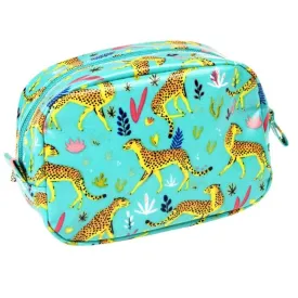 Rex London Cheetah Make Up Bag