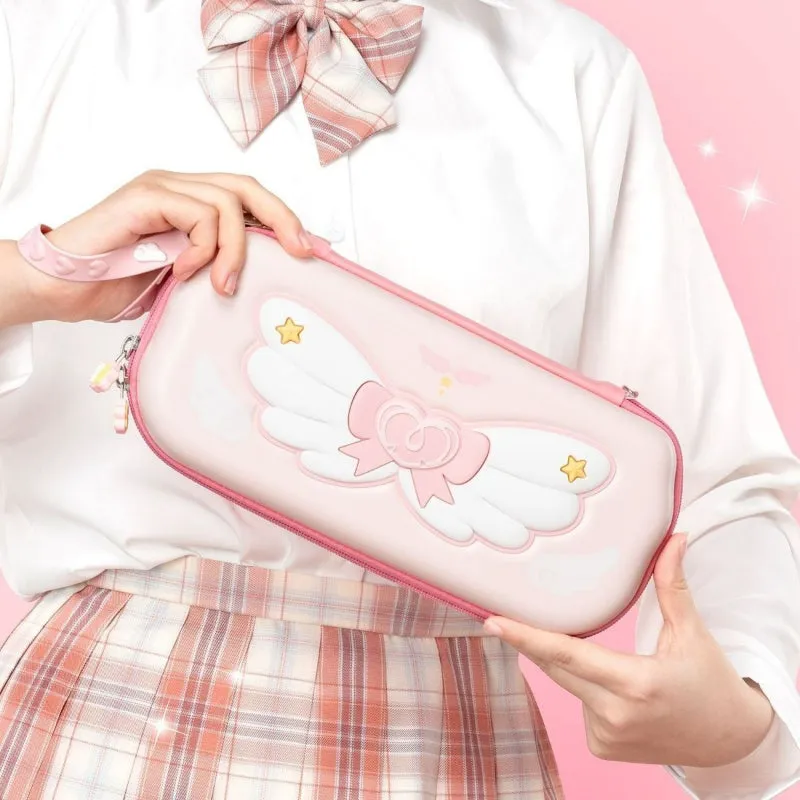 Sakura Pink Wings Switch Protective Bag KI644