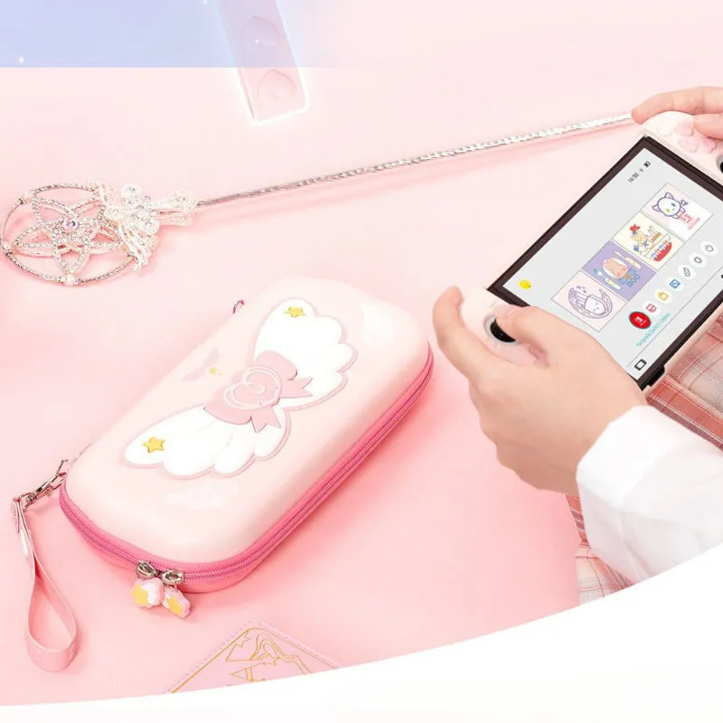 Sakura Pink Wings Switch Protective Bag KI644