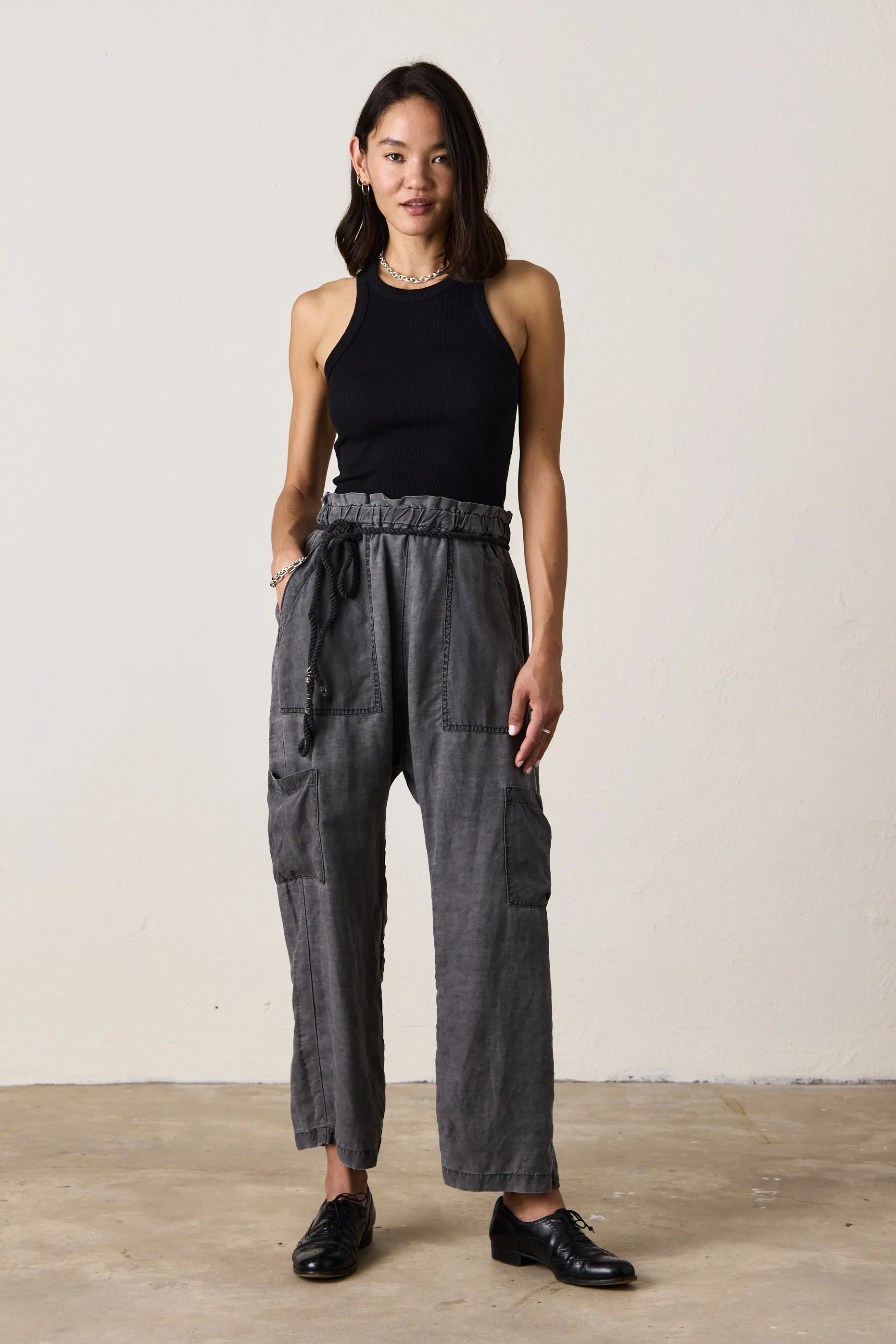 SHAILEY PANT / FADED BLACK