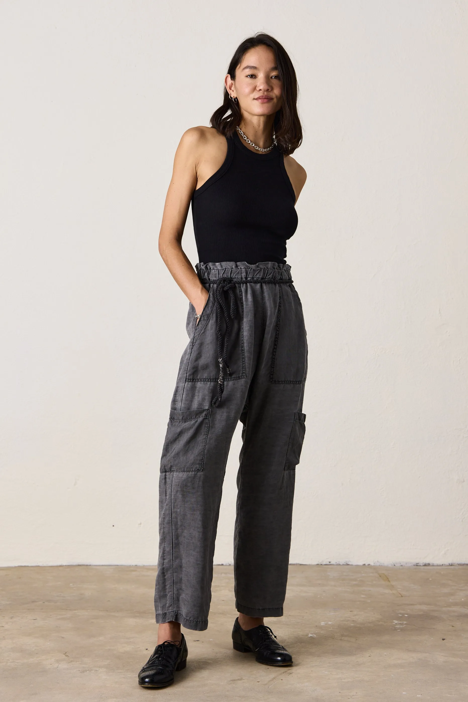 SHAILEY PANT / FADED BLACK