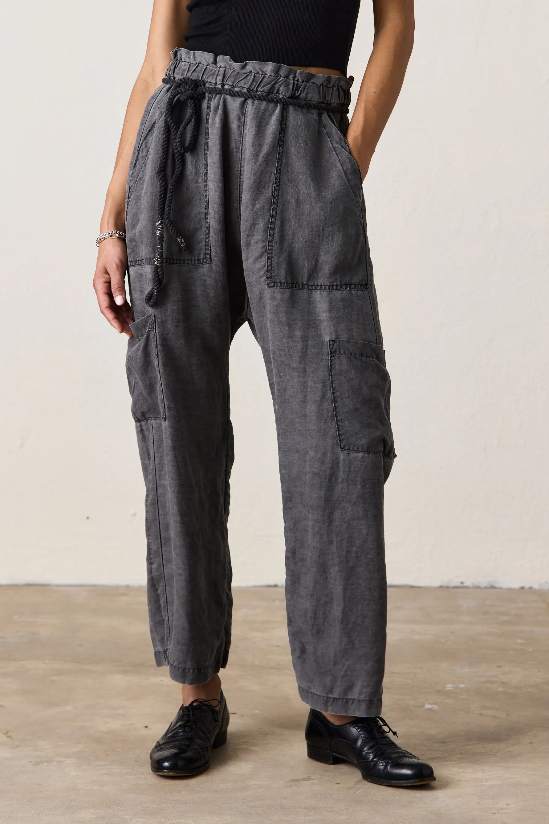 SHAILEY PANT / FADED BLACK