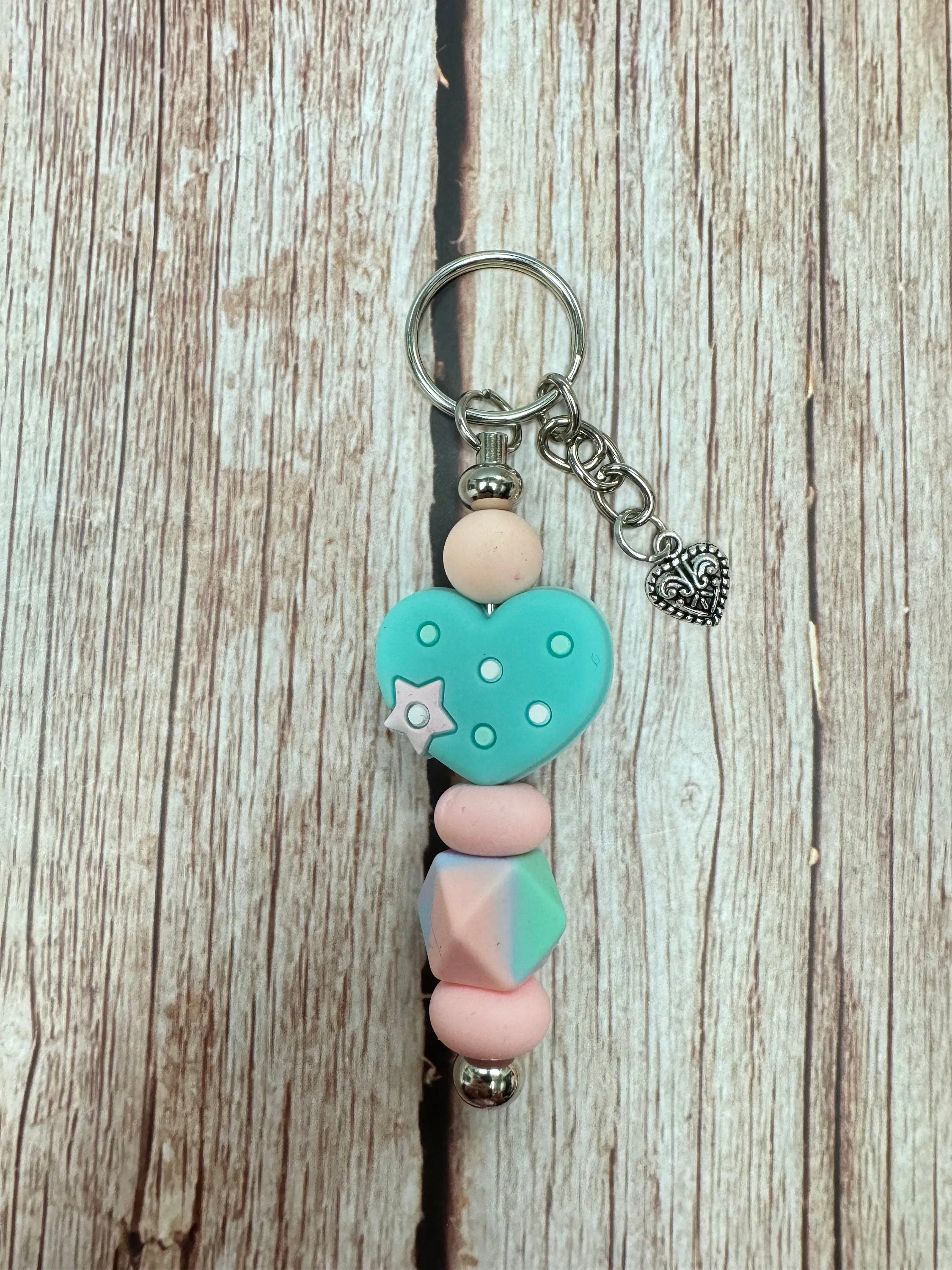 Silicone Bead Keychains - Various Designs to Choose From