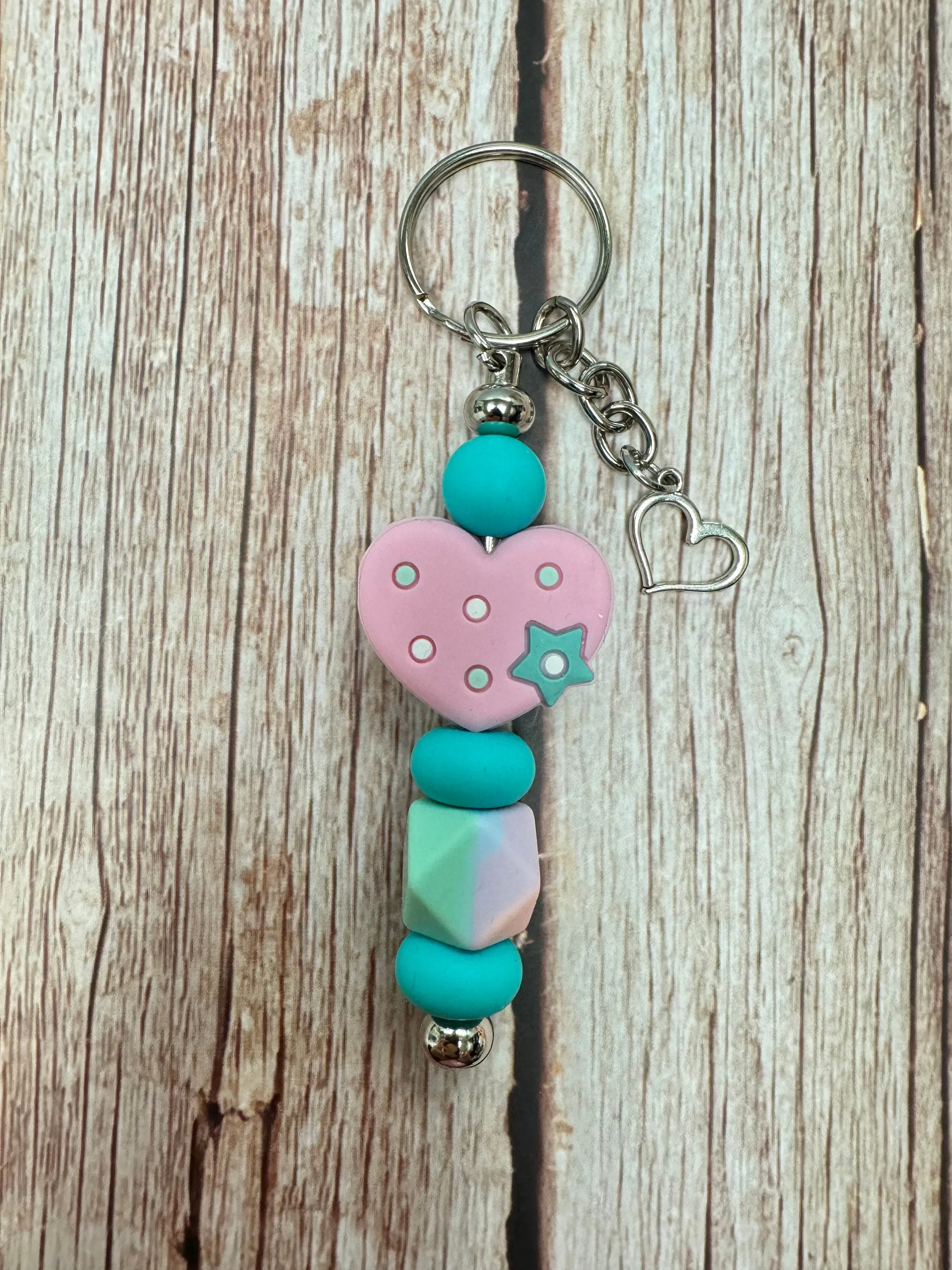 Silicone Bead Keychains - Various Designs to Choose From