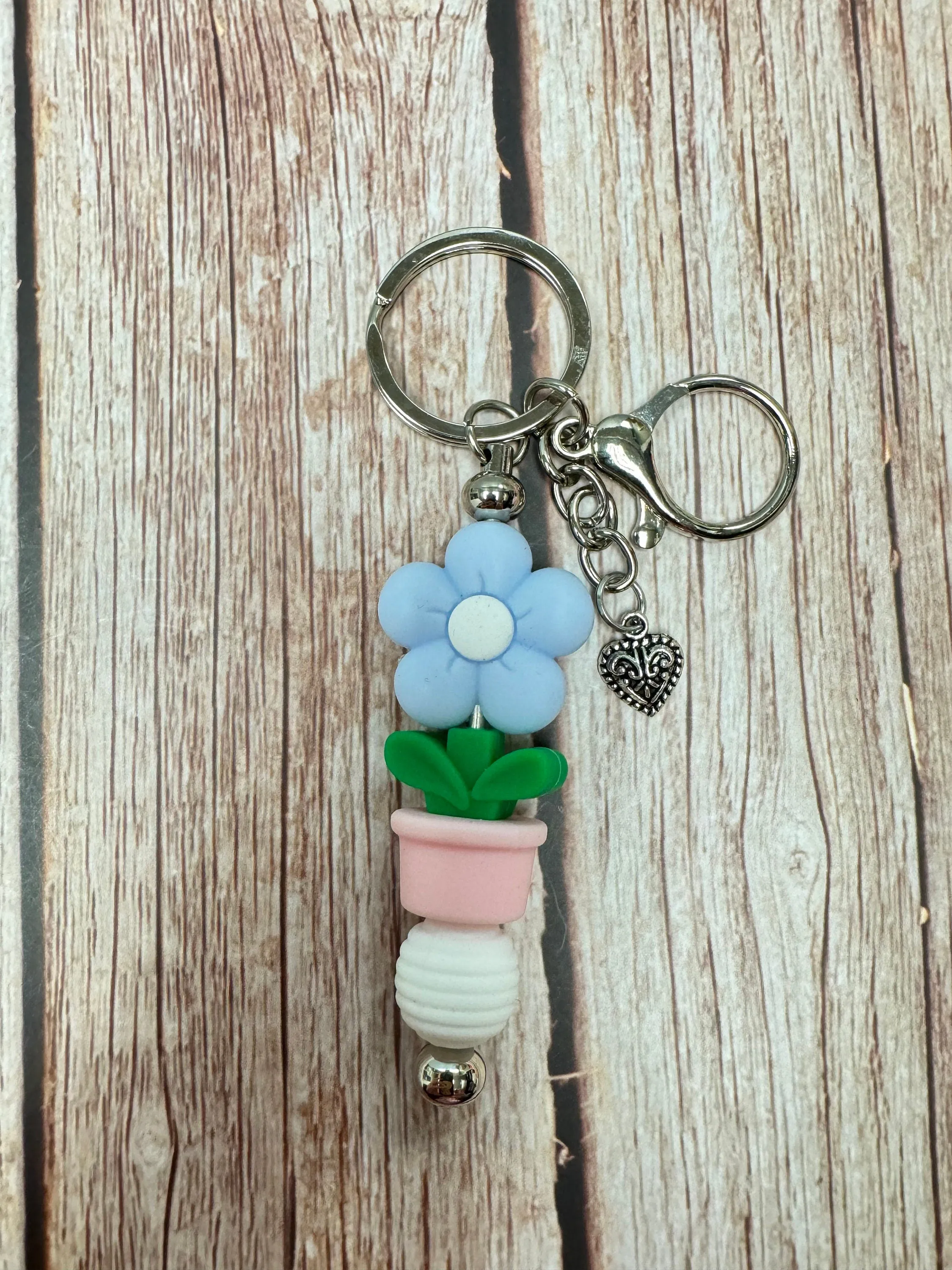 Silicone Bead Keychains - Various Designs to Choose From