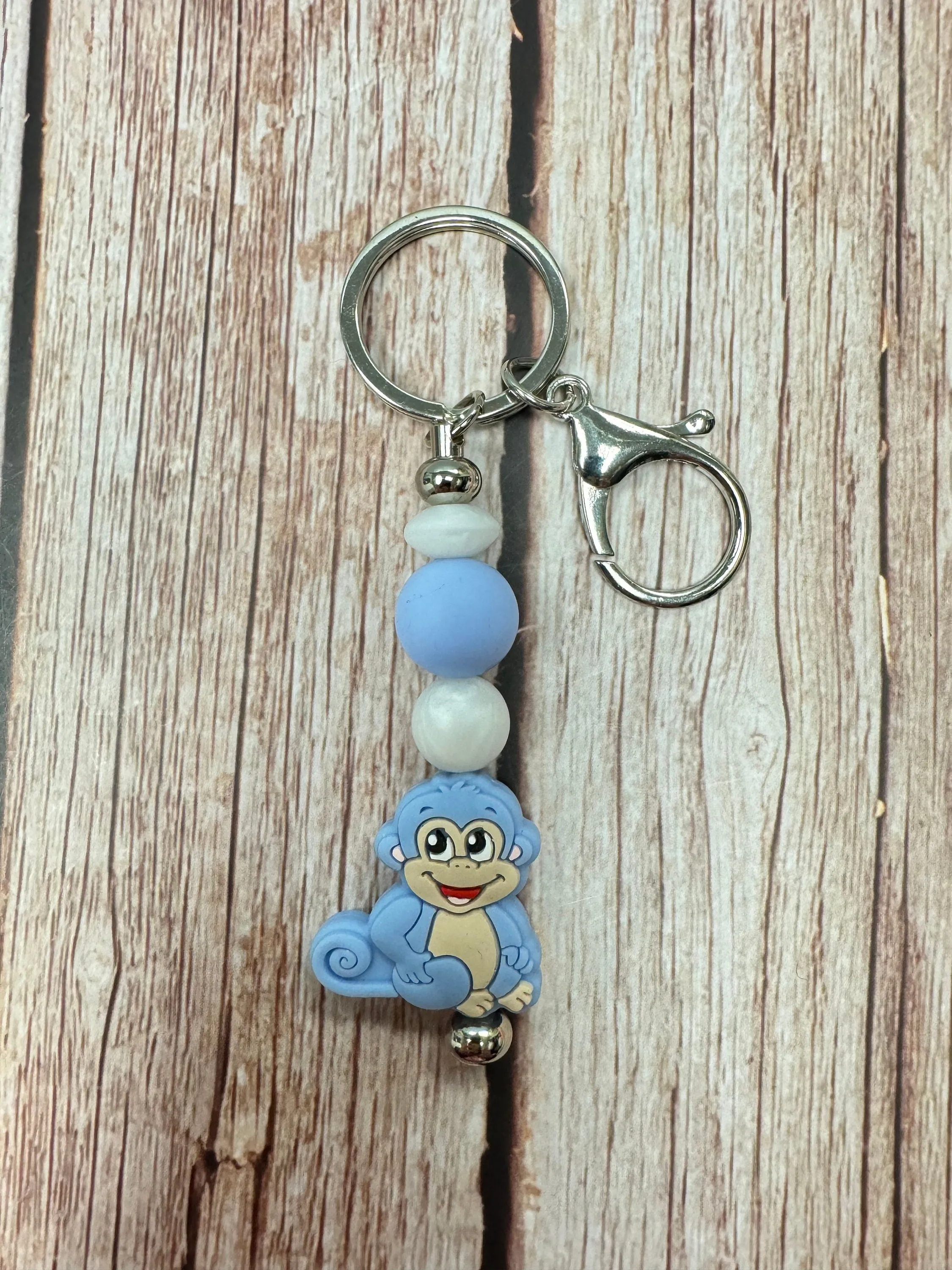 Silicone Bead Keychains - Various Designs to Choose From