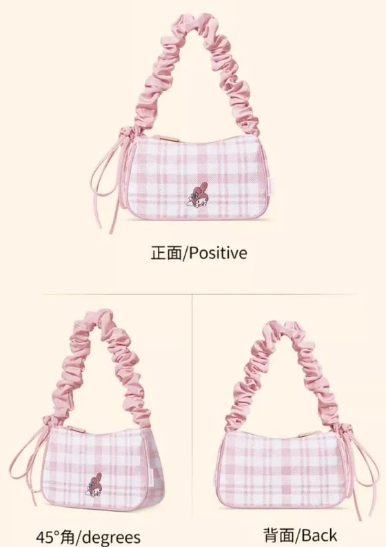 Sweet Plaid Shoulder Bag