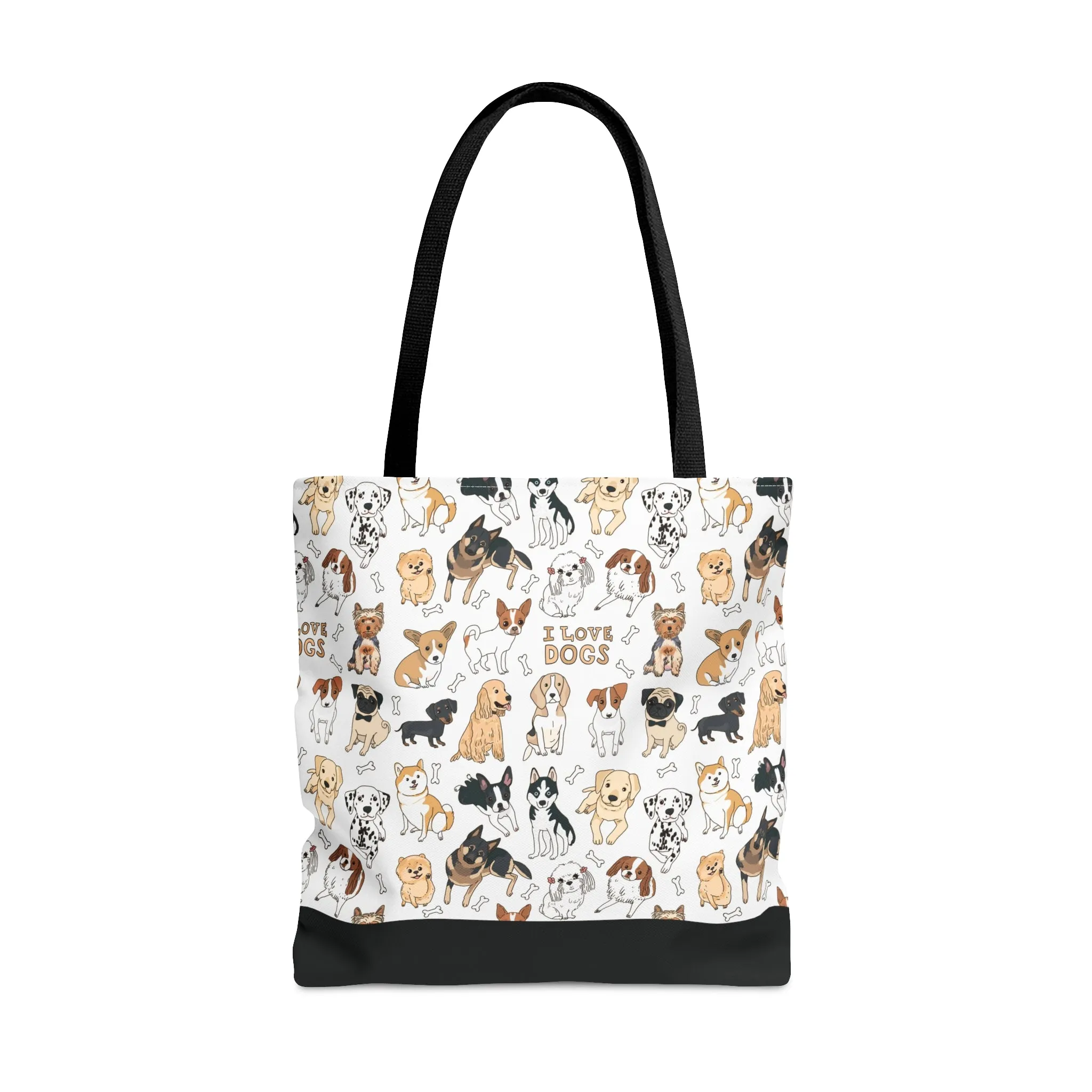 Tote Bag - AOP - I Love Dogs