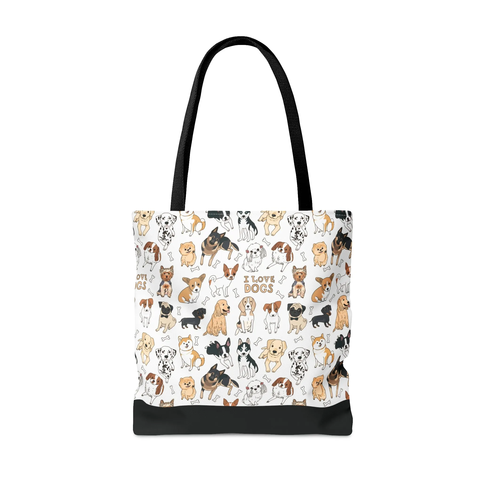 Tote Bag - AOP - I Love Dogs