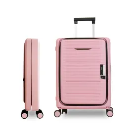 Urbane Home Luggage Bag | Trolley Bags for Travel | Collapsible Luggage Bag | Travelling Bag | Trolley Bags for Suitcase | Lightweight Luggage Bag | 24 Inch | Rose Pink