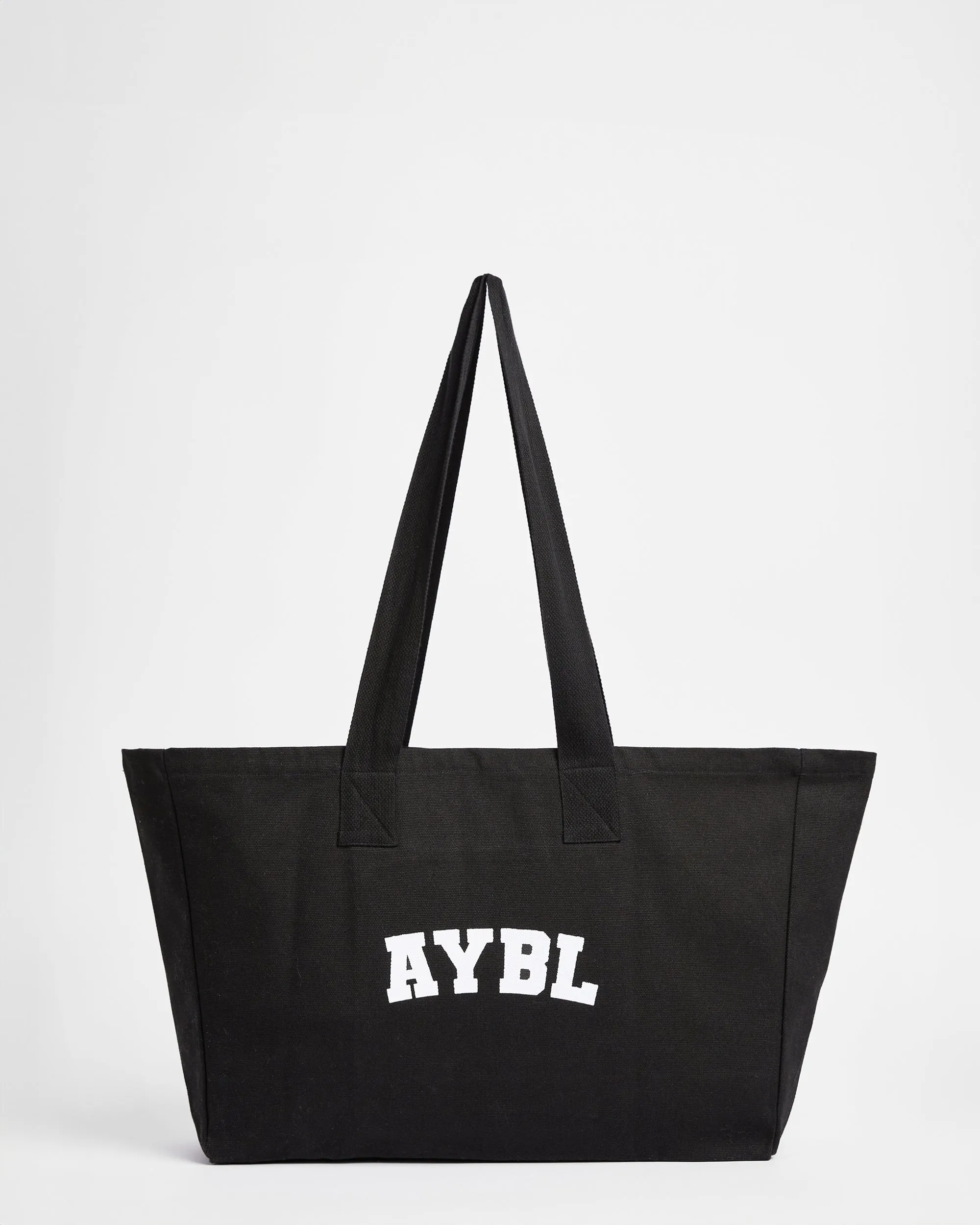 Varsity Tote Bag - Black