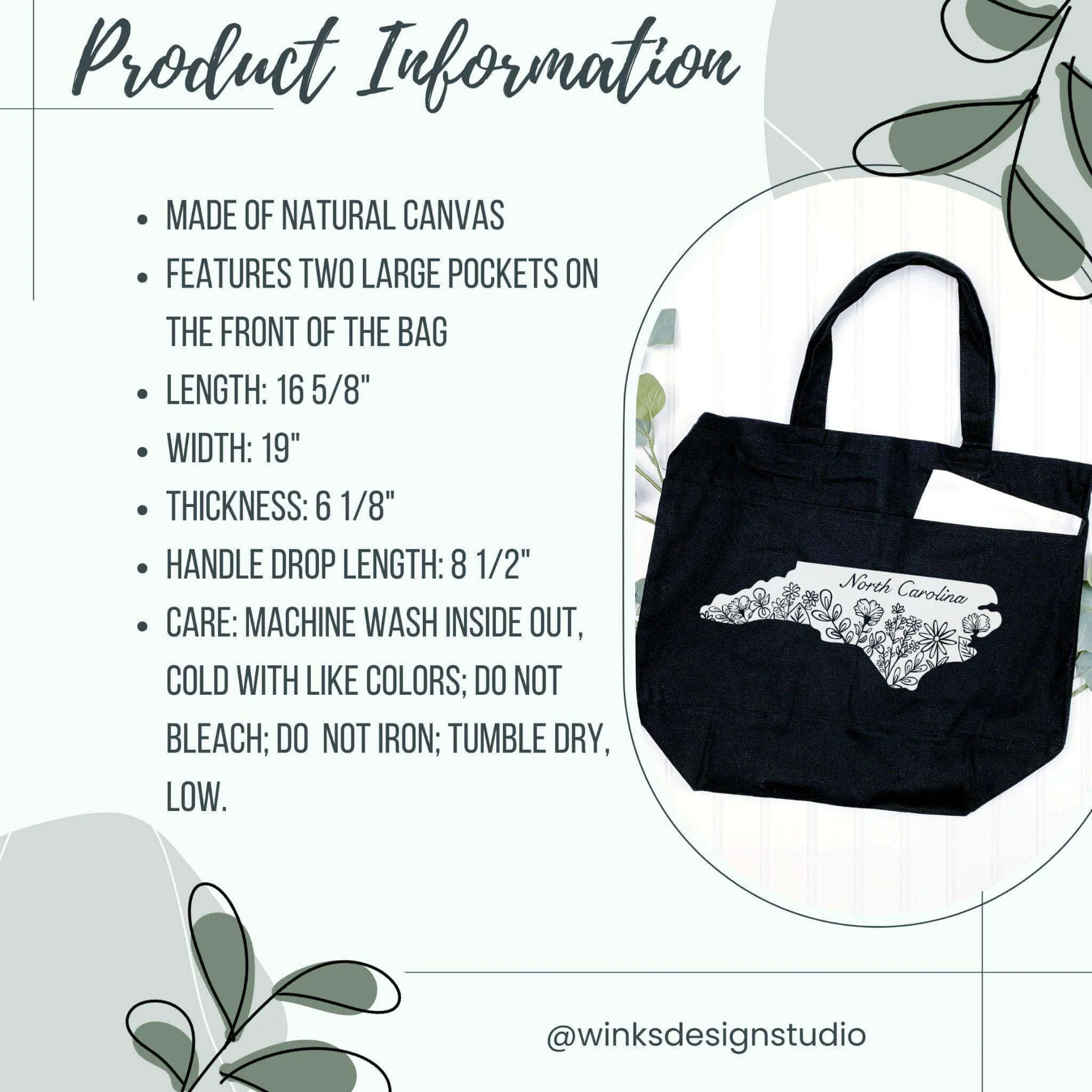 WDS Tote with Pockets