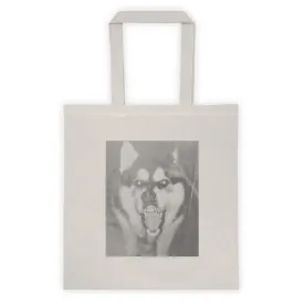 Wolf Dog Natural Canvas Tote bag