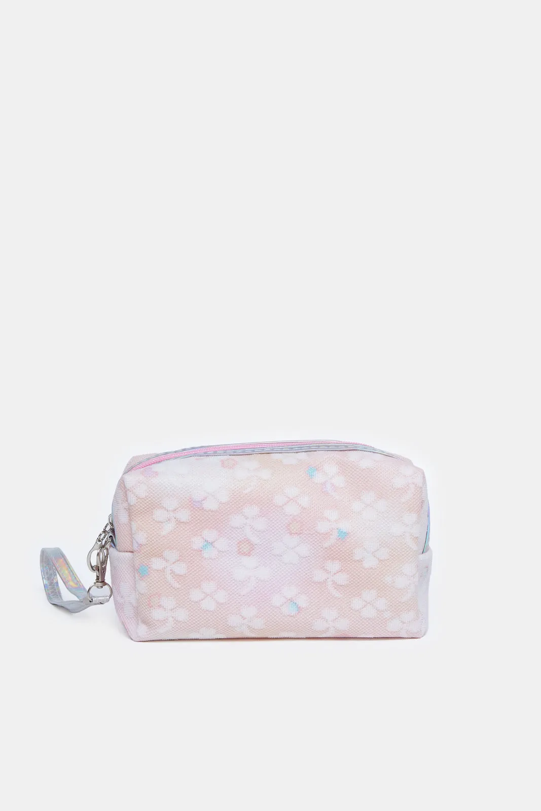 Women Pink Floral Printed Pouch